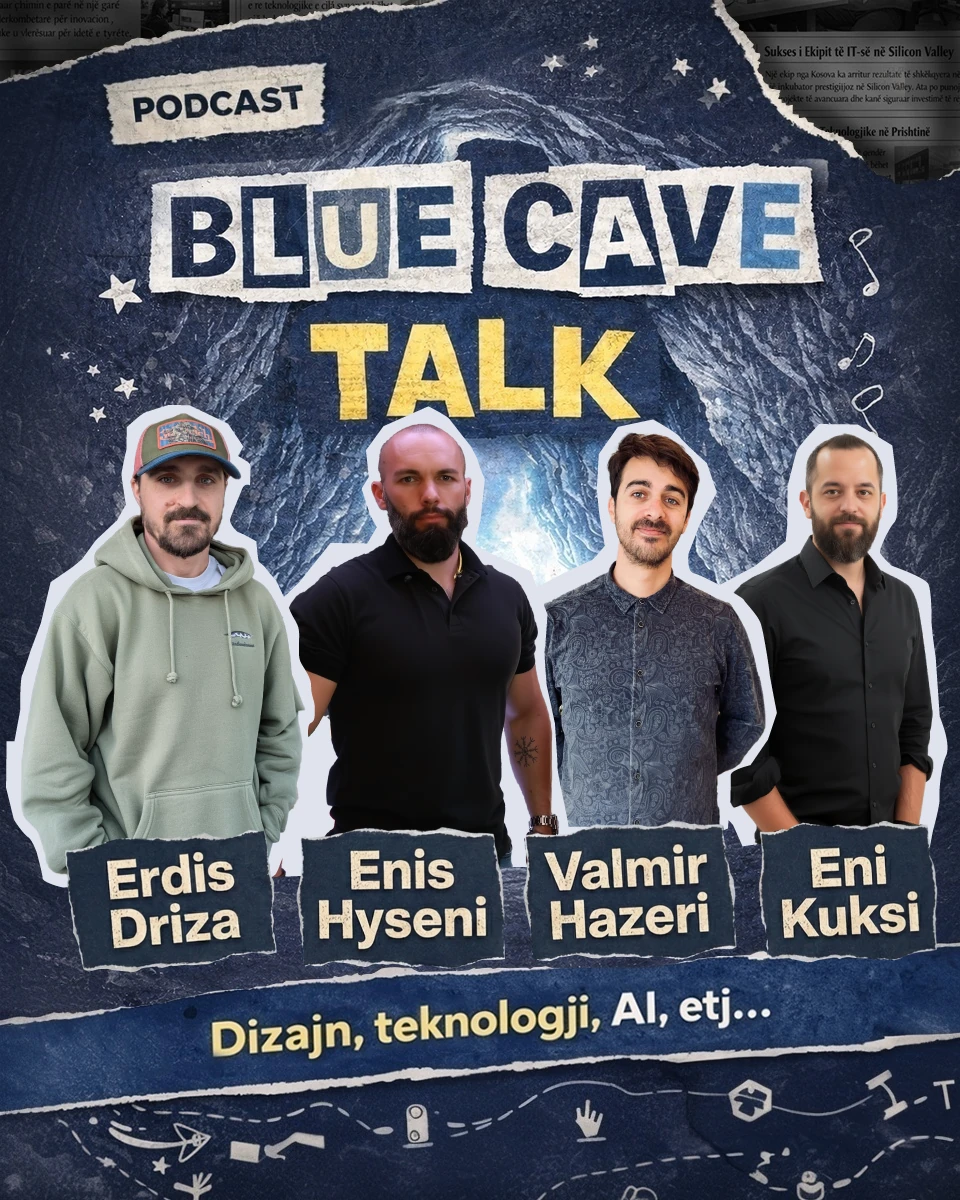 Posteri i episodit 01 të Blue Cave Talk